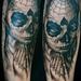 tattoo galleries/ - Day of the Dead Girl Praying Portrait 
